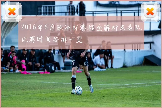 2016年6月欧洲杯赛程全解析及各队比赛时间安排一览